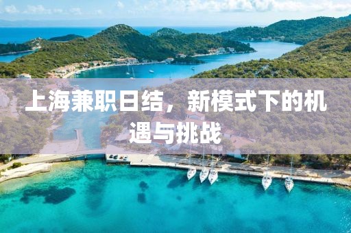 上海兼职日结，新模式下的机遇与挑战