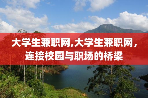 大学生兼职网,大学生兼职网，连接校园与职场的桥梁