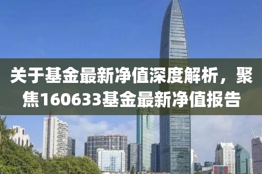 关于基金最新净值深度解析，聚焦160633基金最新净值报告