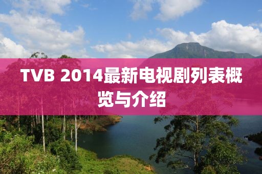 TVB 2014最新电视剧列表概览与介绍