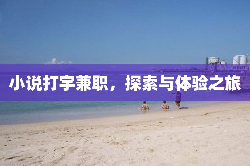 小说打字兼职，探索与体验之旅